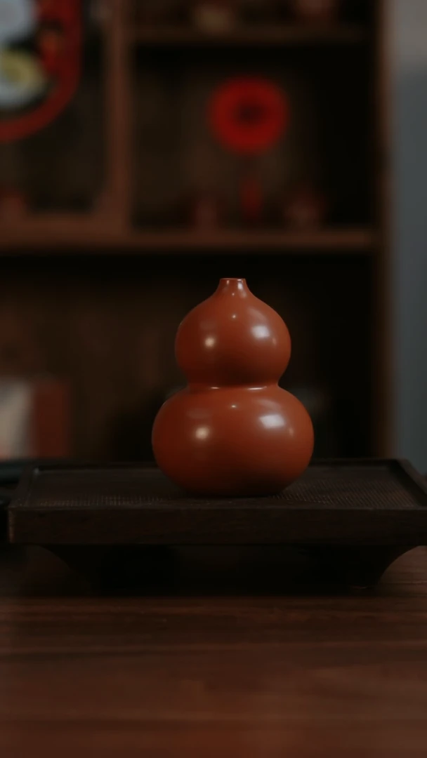 【闪购商品】二生陶作精品葫芦花器