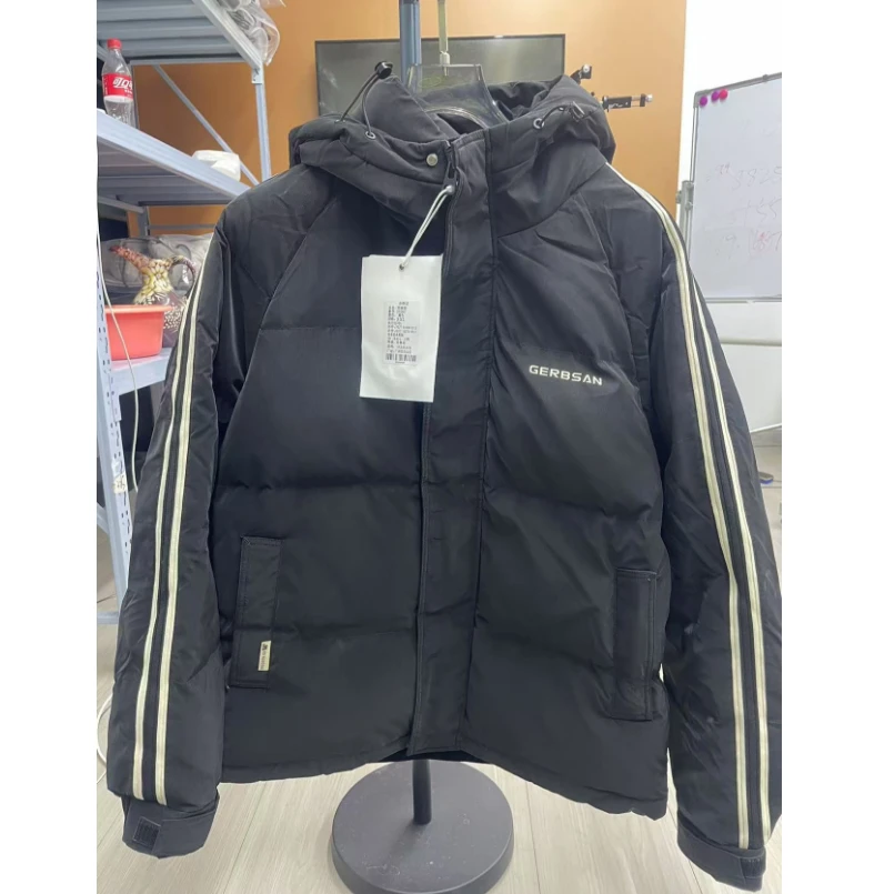 23292 冬季滑雪保暖锁温男士时尚休闲潮流短款断码剪标修身棉外套