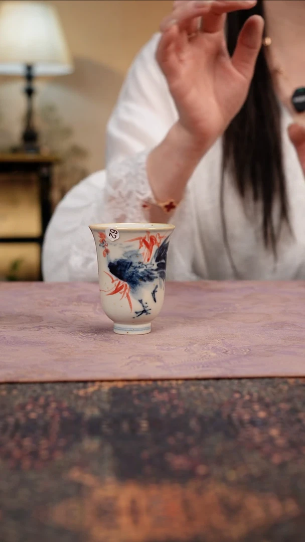 杯景德镇陶瓷杯碗柴烧多人