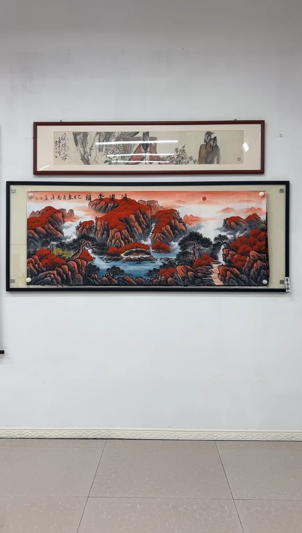 国画《鸿运当头》画芯未装裱180乘70