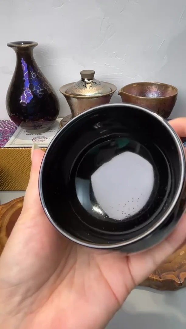 茶盏春申阁福利1只乌金禅定