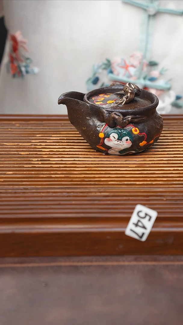 万古烧粗陶手工茶具