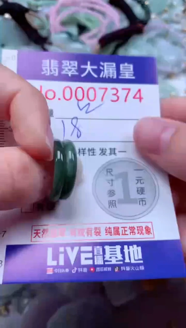 吊坠(不含链)未镶嵌翡翠7374