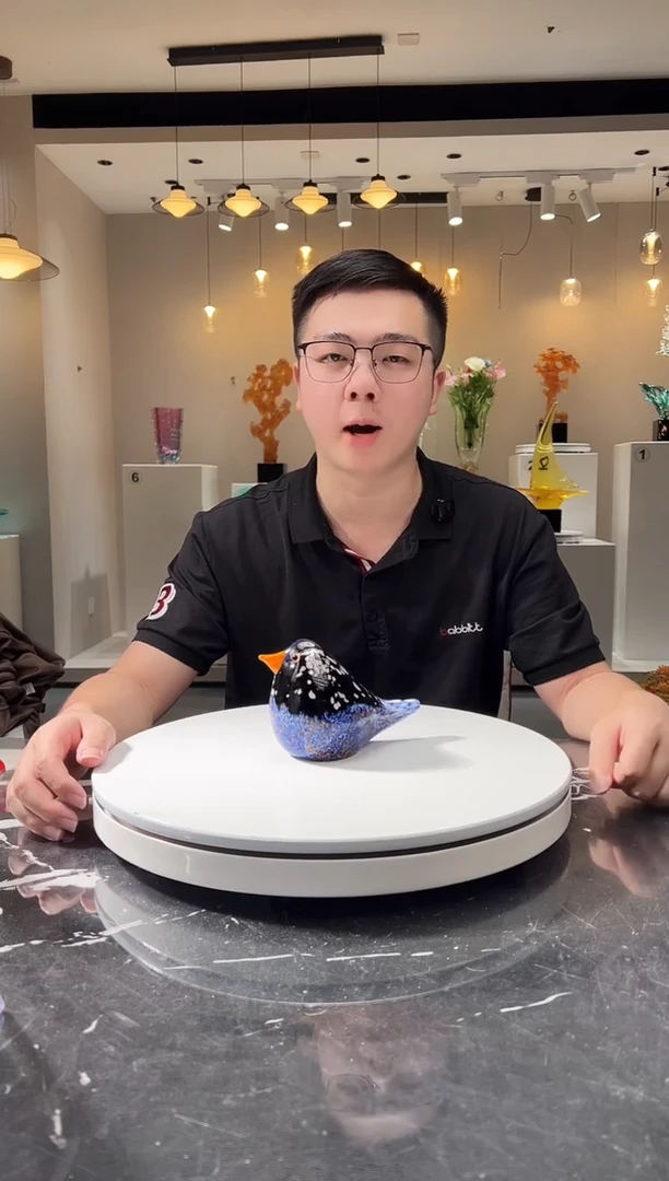 摆件巴比特美学-蓝黑色小鸟