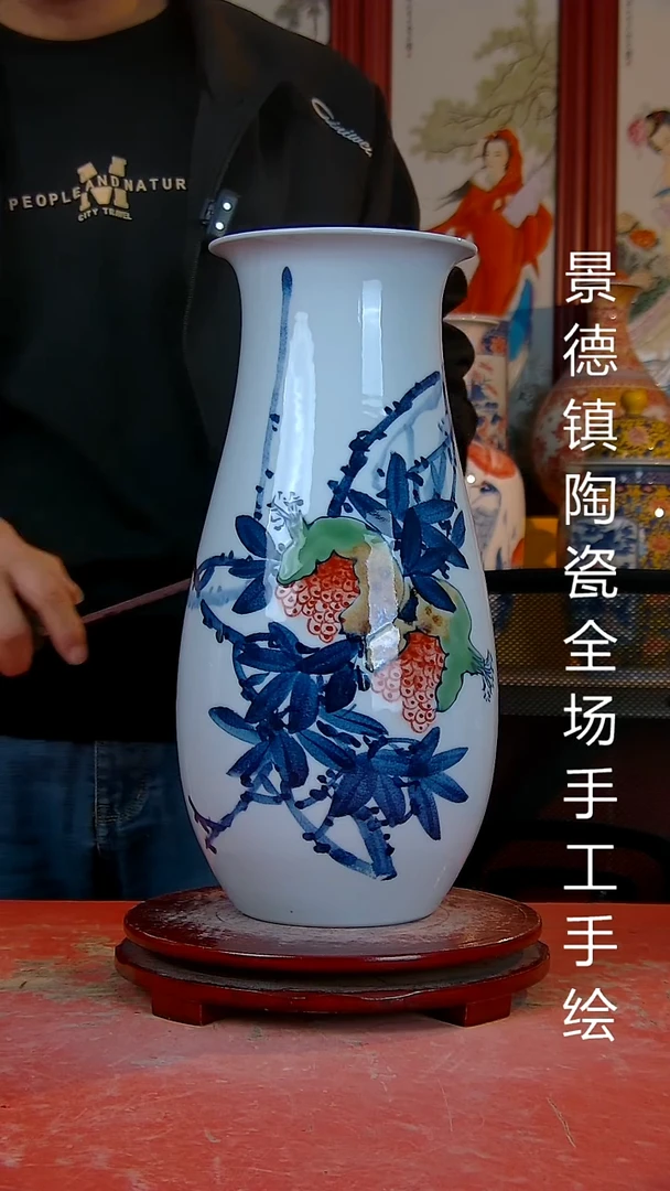 摆件陶瓷景德镇陶瓷 全场手工手绘