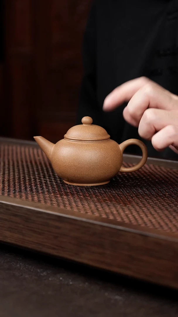 茶壶紫砂芝麻绿水平