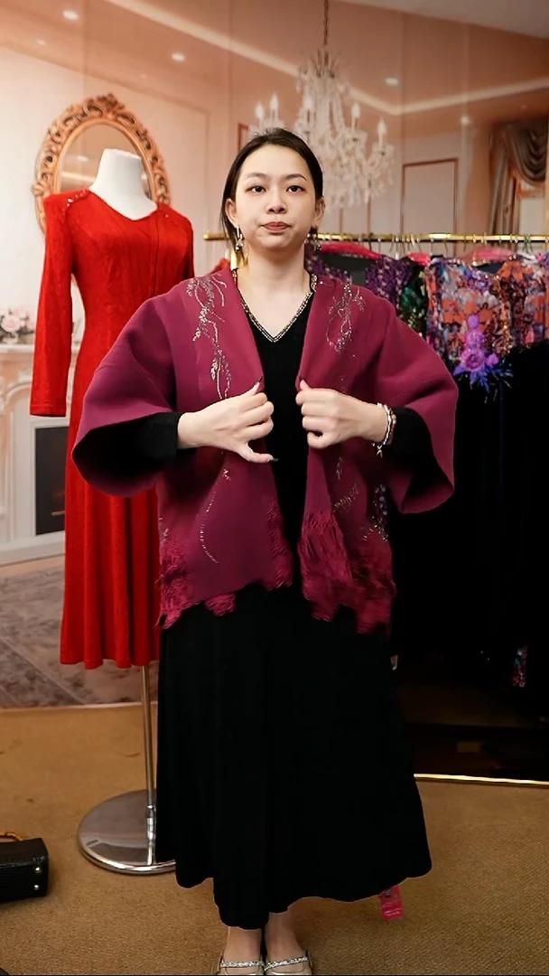 羊毛均码外套258