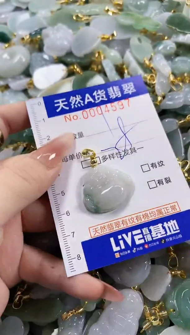 颈饰未镶嵌翡翠天然A货翡翠