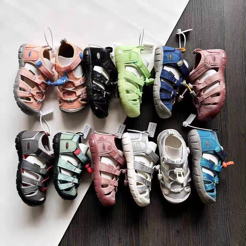 儿童轻便款24s二代溯溪凉鞋夏季户外包头魔术贴男女中大童沙滩鞋