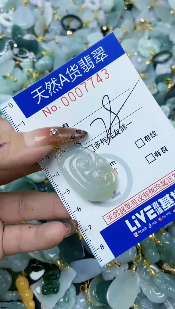 【闪购商品】翡翠颈饰未镶嵌天然A货翡翠