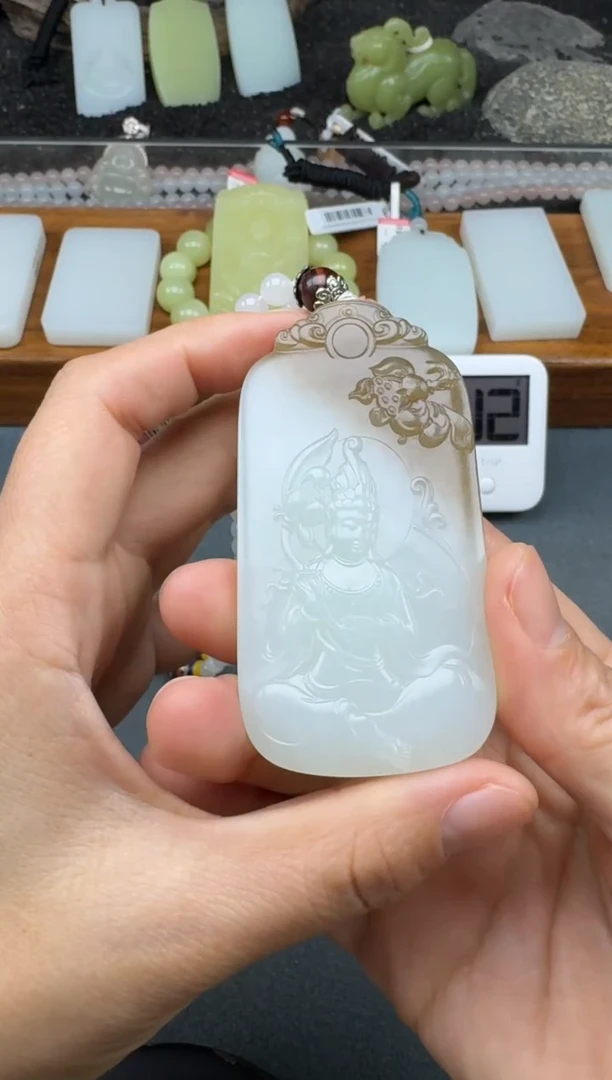 颈饰未镶嵌和田玉2