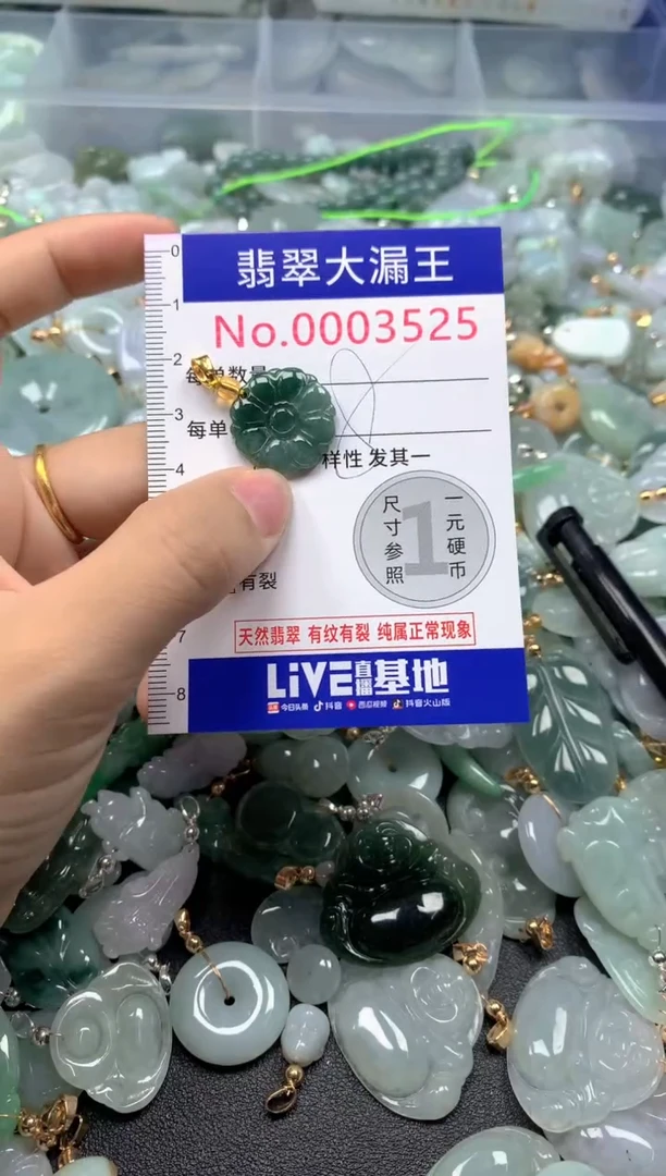 颈饰未镶嵌翡翠3525