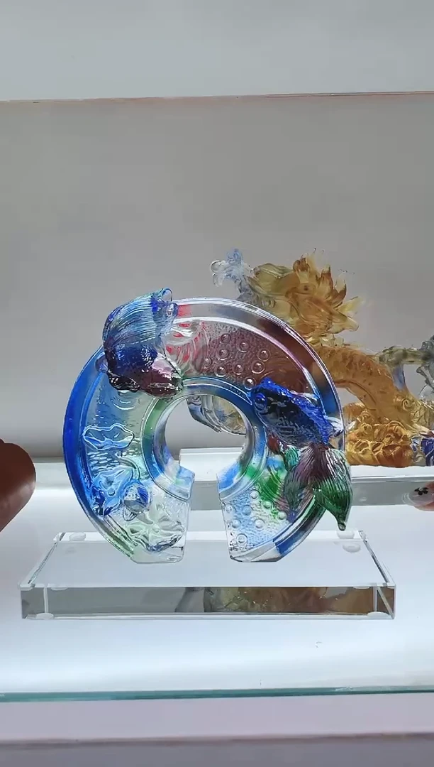 手工艺品琉璃古法琉璃称心如意