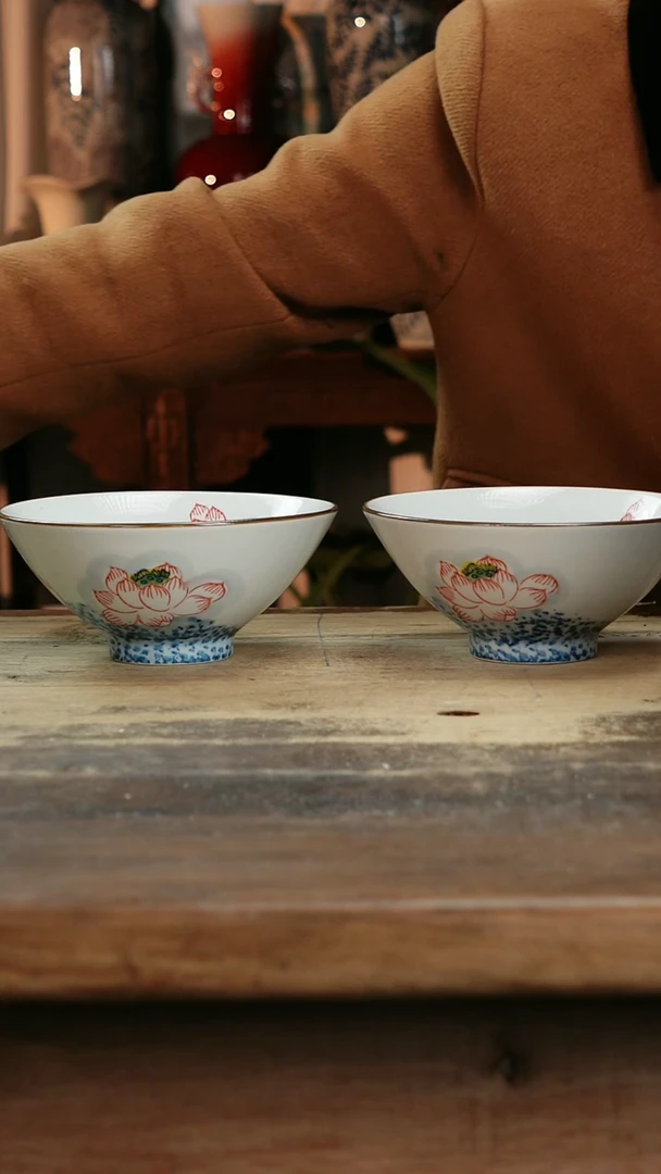 【闪购商品】瓷片景德镇纯手工釉下彩精品餐具