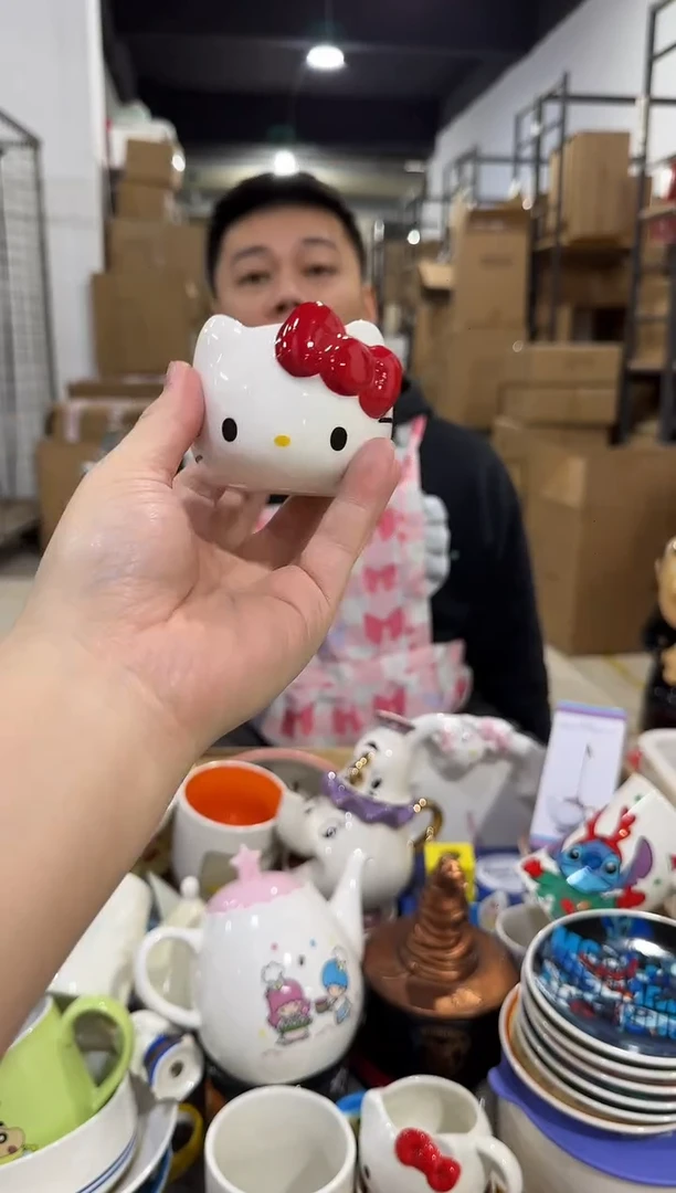 瓷片红色kt猫香薰