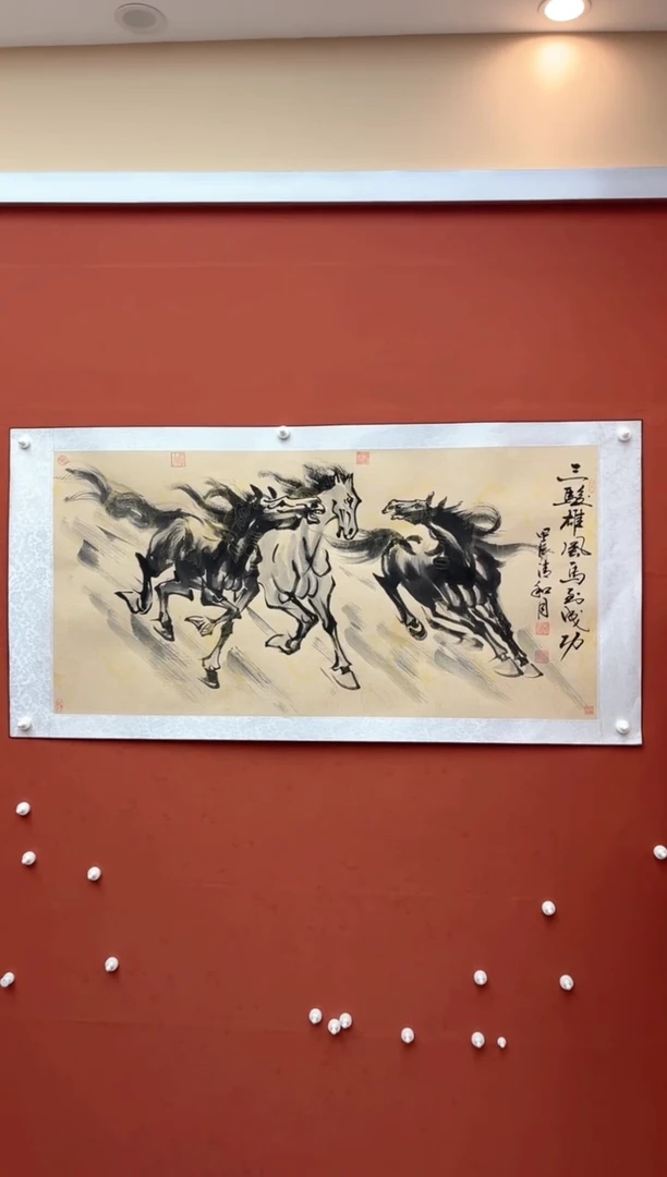 国画李继明老师现场创作 92