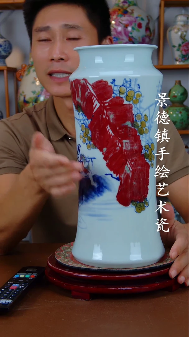 现代景德镇手工手绘陶瓷摆件16