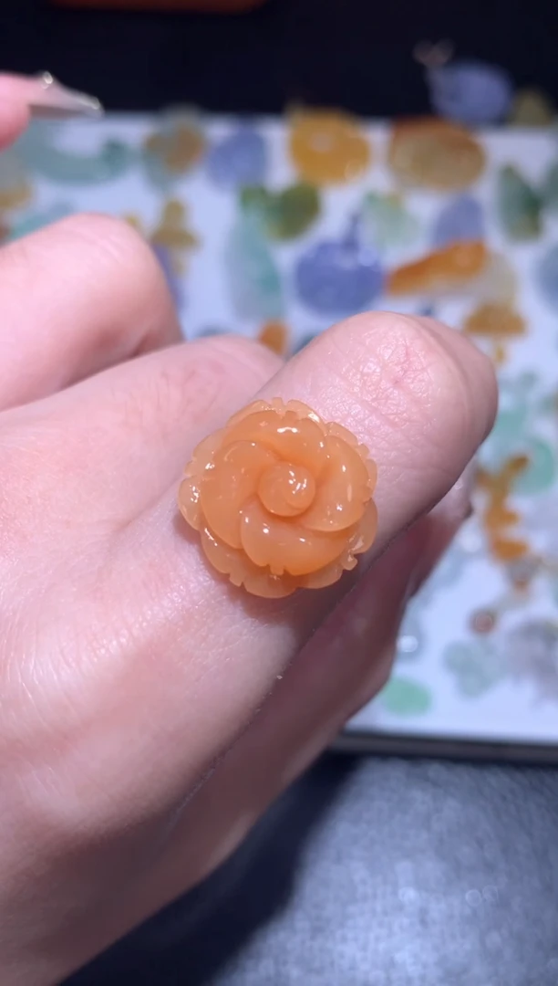 未镶嵌定制翡翠花花