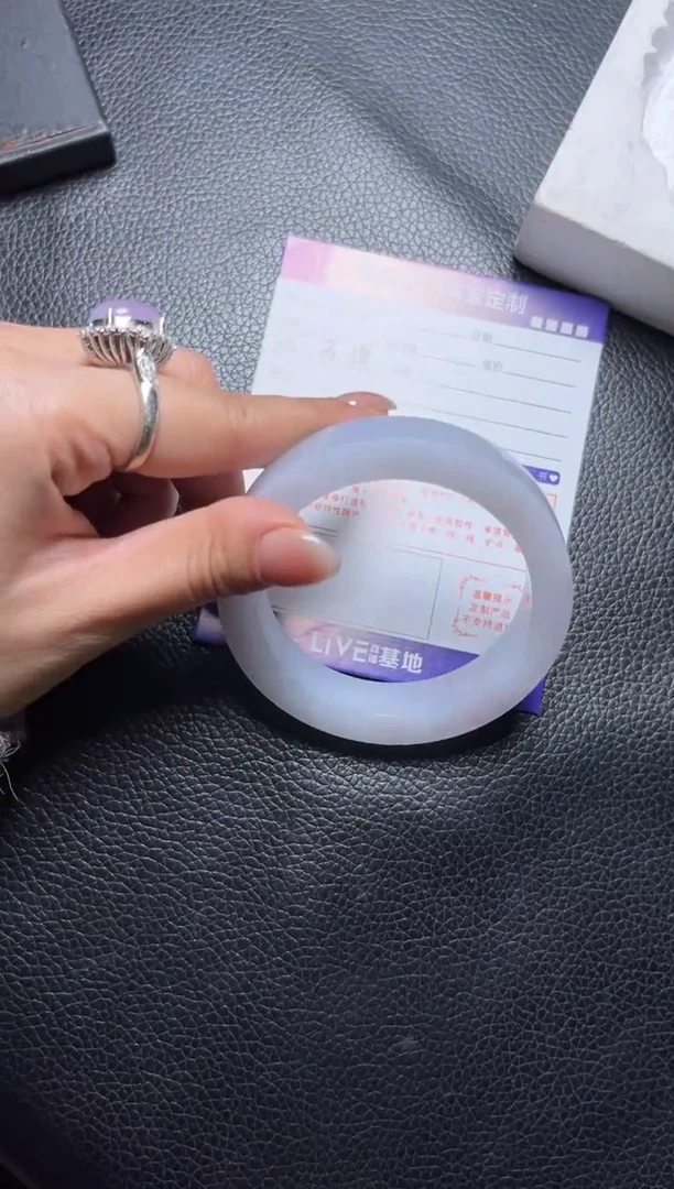 未镶嵌手镯定制翡翠小**※定制不退不换