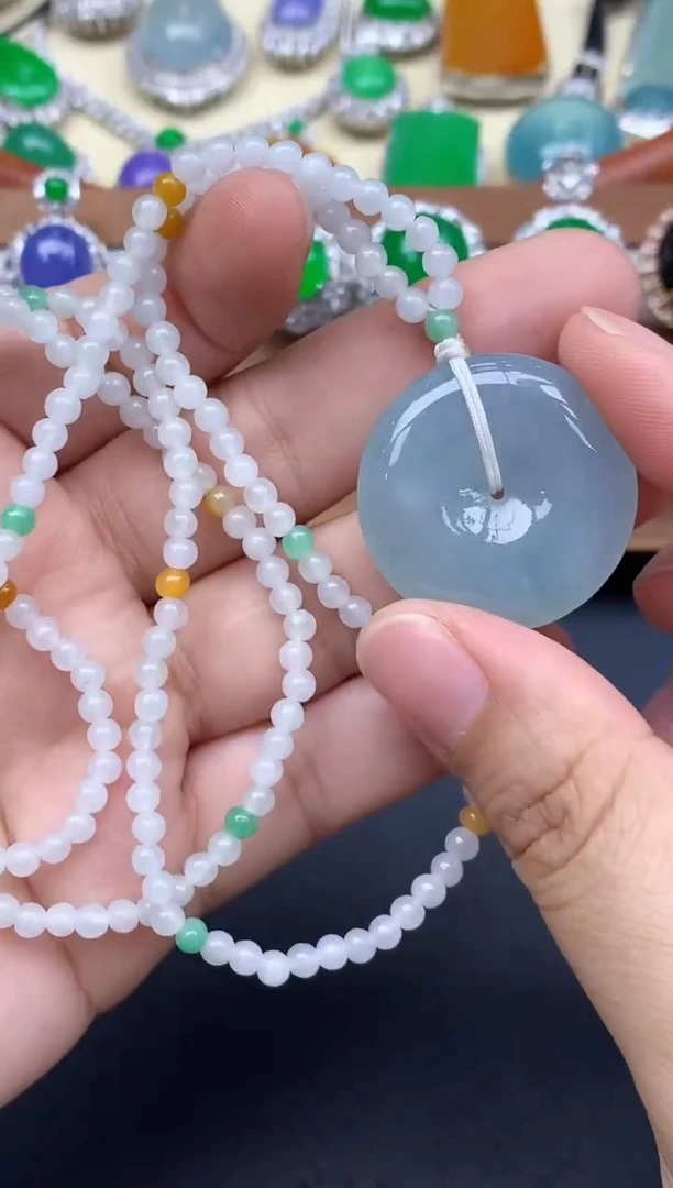 颈饰未镶嵌翡翠94-中国好珍宝