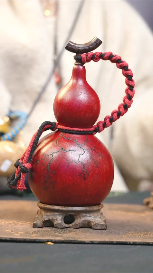 【闪购商品】XD214大漆酒葫芦不包手串及旋转底座