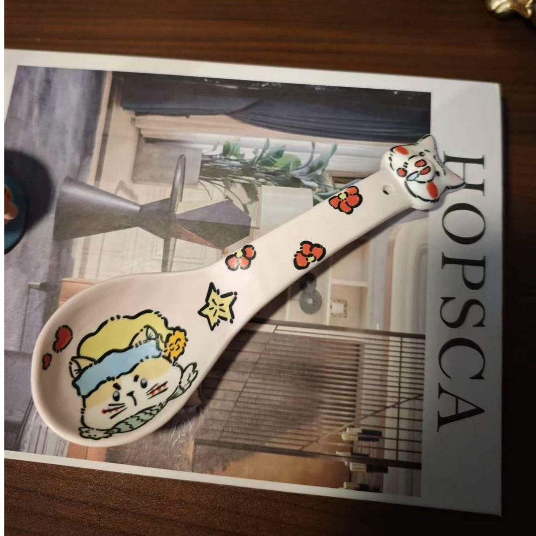 景德镇原创设计陶瓷勺A237