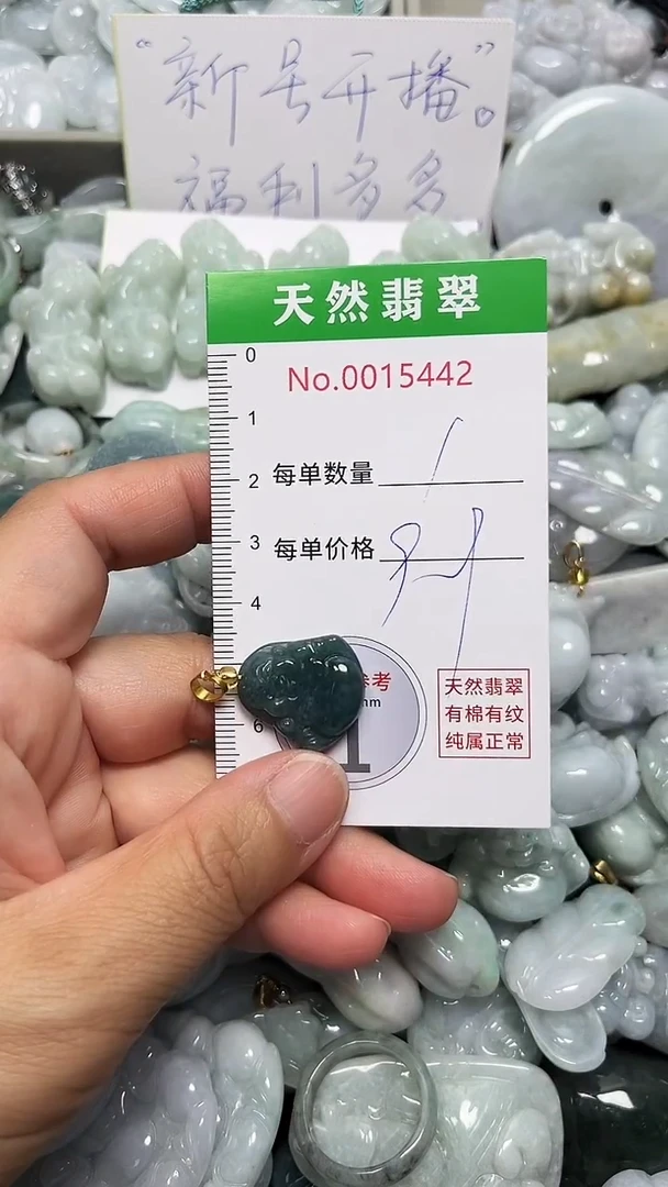 翡翠未镶嵌吊坠(不含链)5442