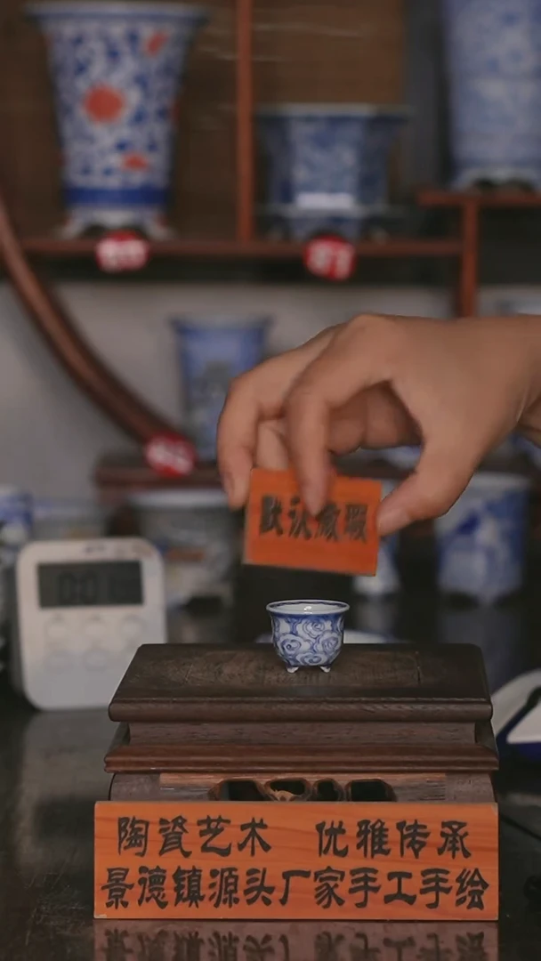 手绘陶瓷内口2.3高2.3深左右