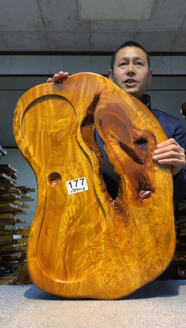 实木原木茶盘 一物一拍(不含配件）