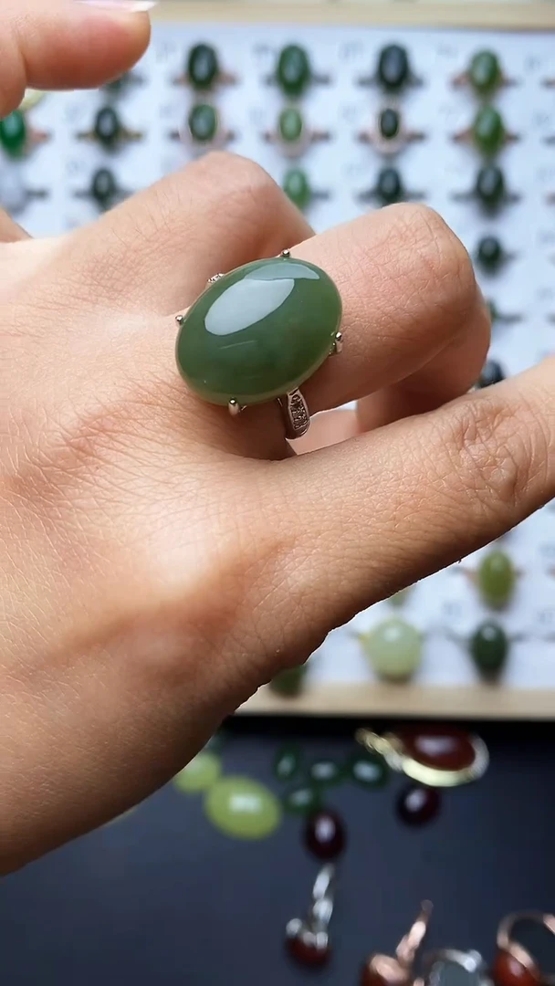 【闪购商品】和田玉戒指未镶嵌1