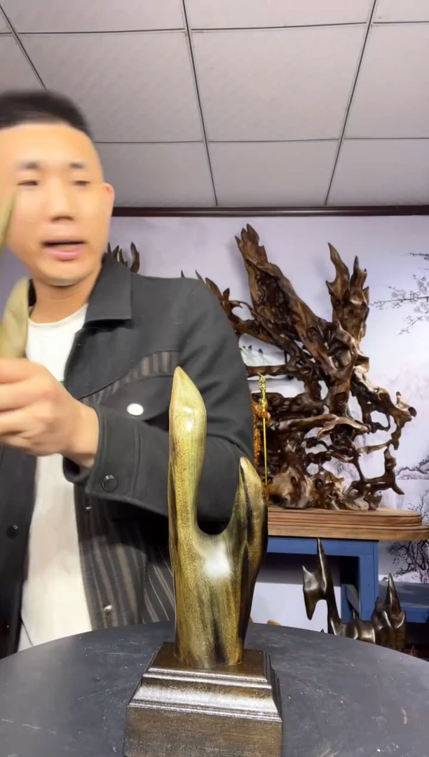 金丝楠木雕款问*金丝楠木工艺品摆件