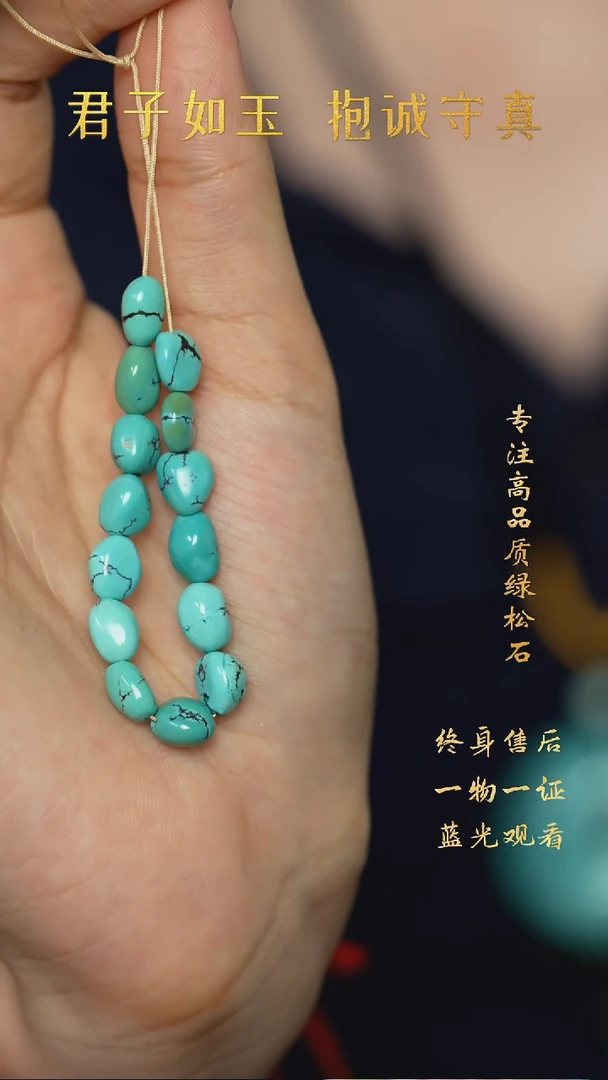 绿松石未镶嵌B19（多样性发一件）散珠