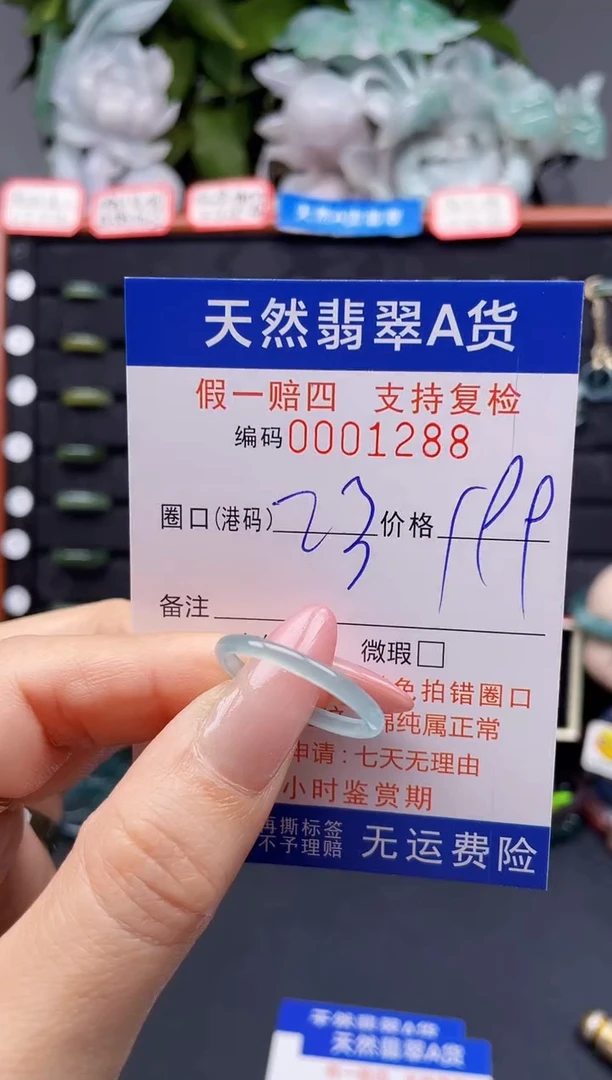 翡翠戒指未镶嵌23*1288