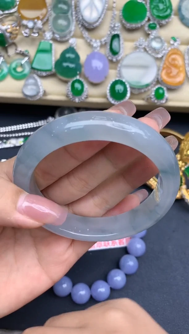 未镶嵌手镯翡翠400-中国好珍宝