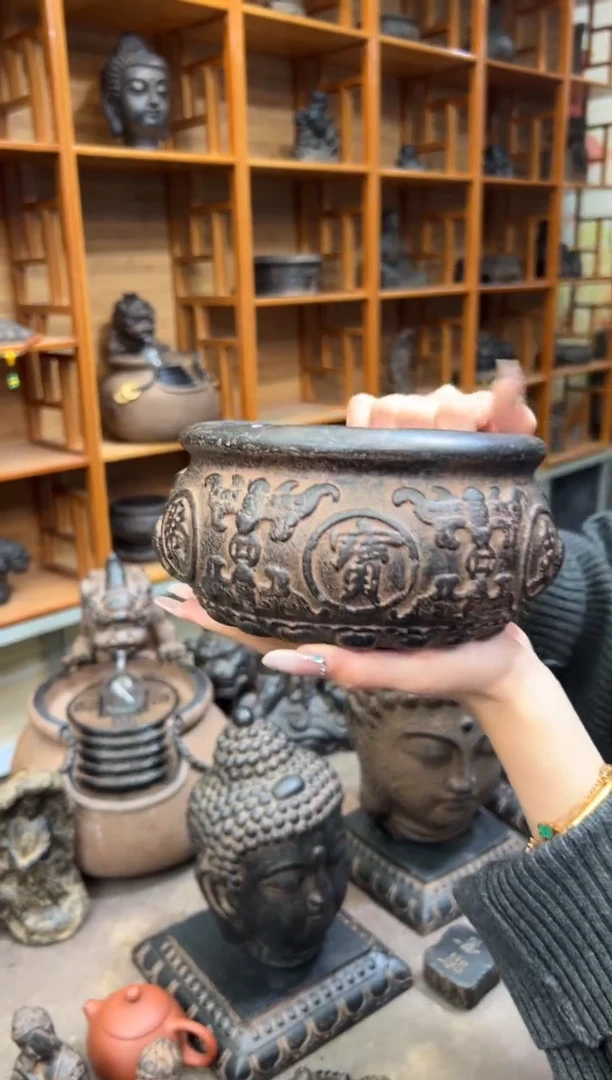 陶土【火山泥】聚宝盆