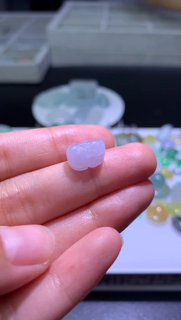 定制翡翠未镶嵌毛货