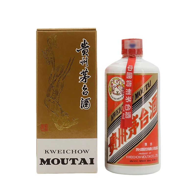 KWEICHOW MOUTAI/贵州茅台2007年<白皮飞天> 酱香型白酒38度500ml