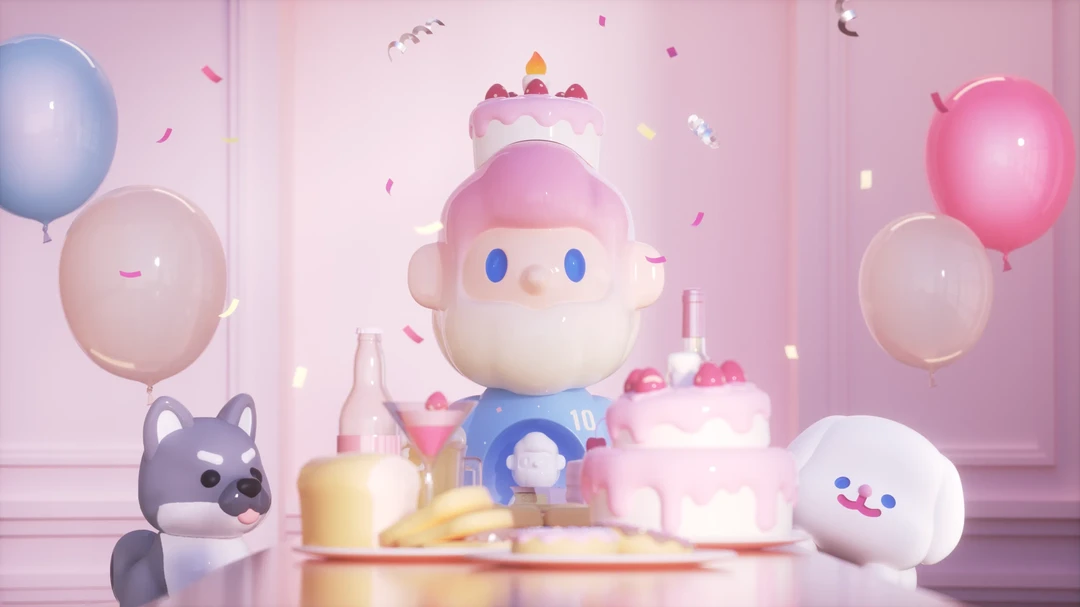 (明盒拆袋)圣什明盒潮流手办