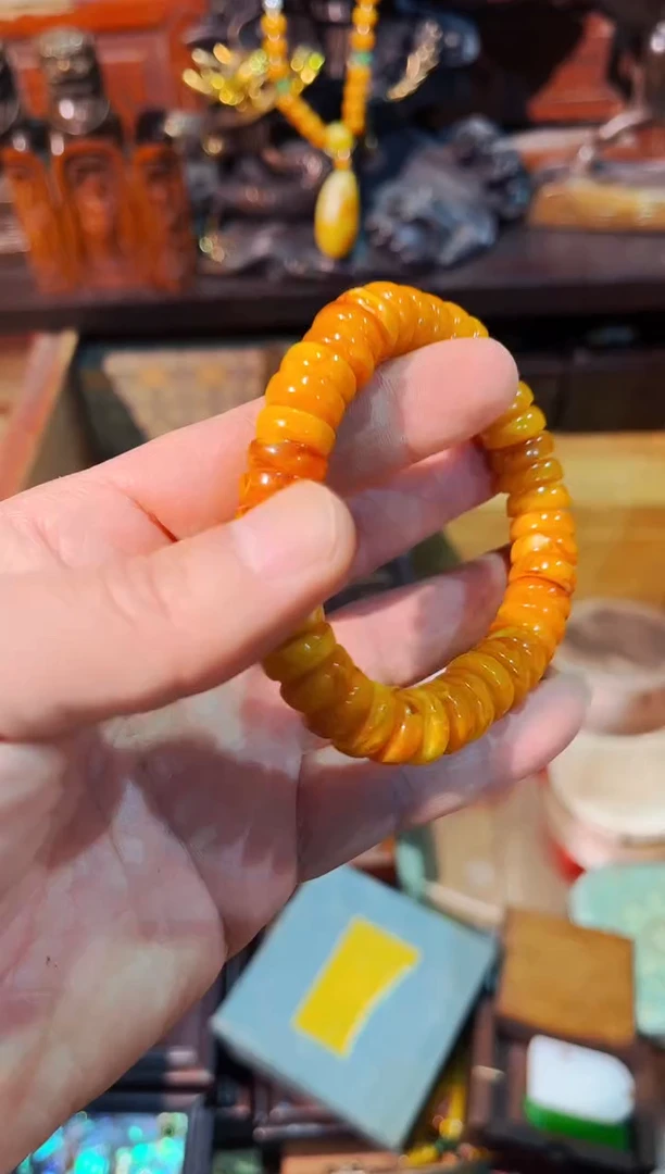 【闪购商品】血珀颈饰未镶嵌安哥精选专属链接00454