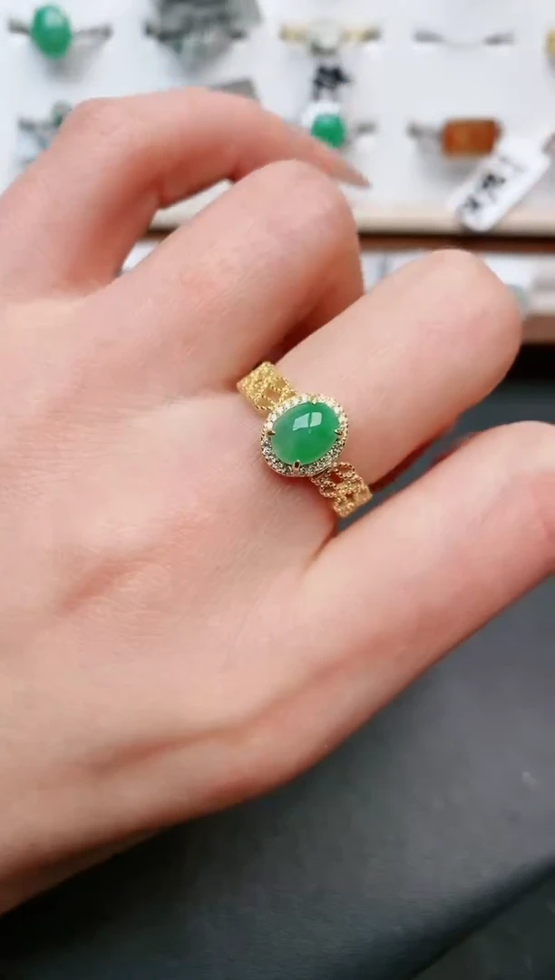 【闪购商品】翡翠戒指银S925镶嵌.....