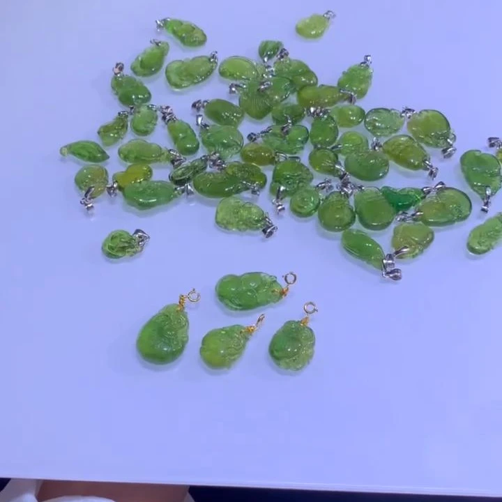 【逍遥】18k金镶碧玺吊坠*XYBX/07/多样性发/1件