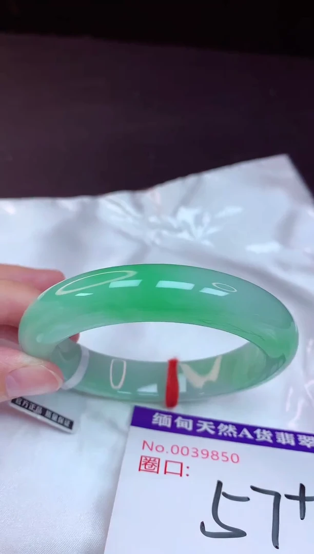 未镶嵌手镯翡翠57+