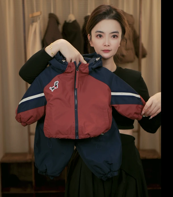 【现货】2025秋季儿童新款韩版时尚潮流加棉加厚套装28920