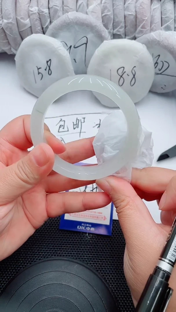 未镶嵌手镯石英质玉14-58-59