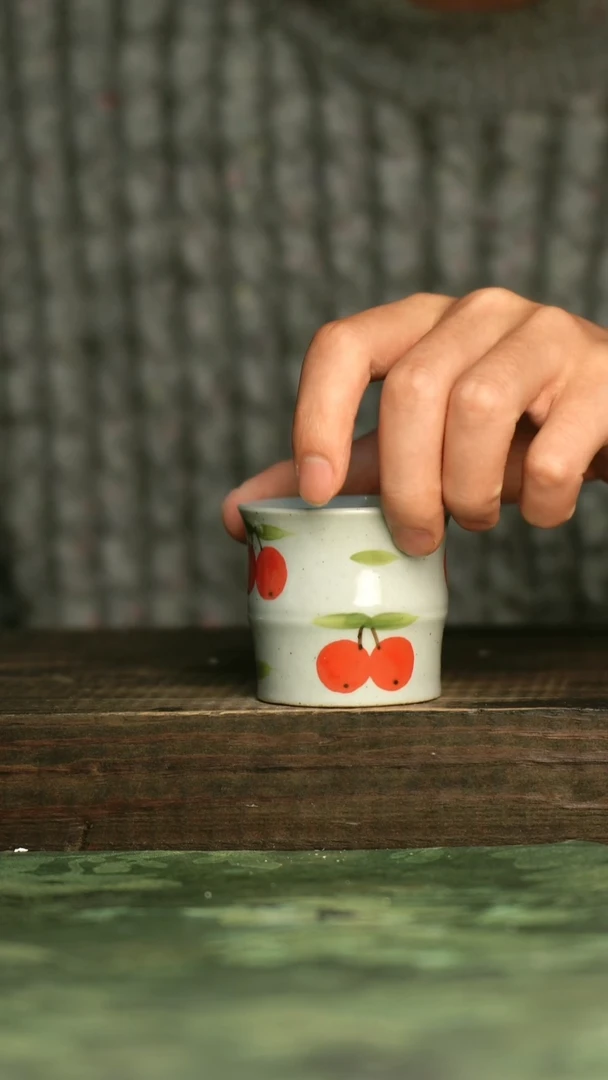 瓷器青诗集手工手绘瓷器