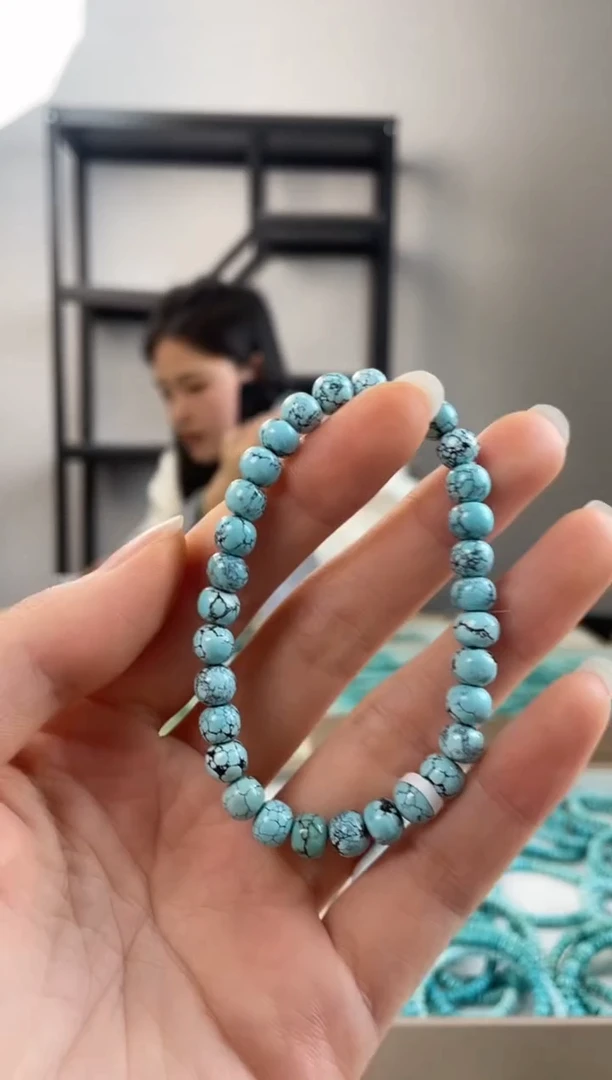 【闪购商品】绿松石珠宝奇石未镶嵌6.6+mm