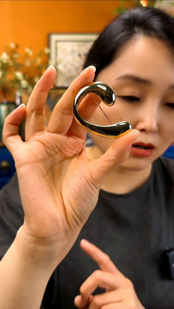 纯铜无925银手工复古胸针