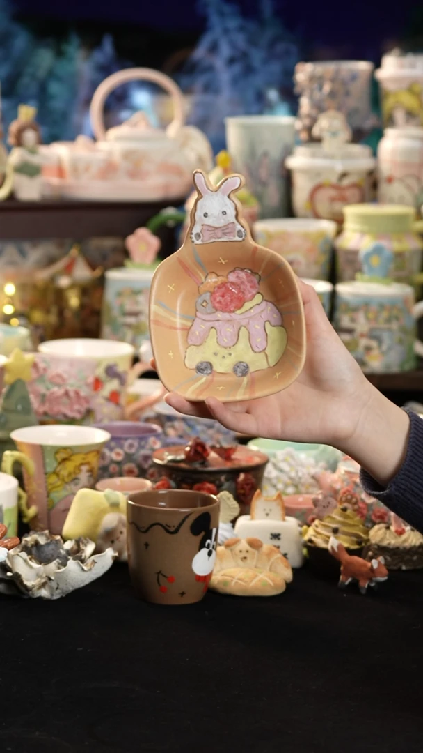 其他陶景德镇釉下彩手绘设计师款陶瓷