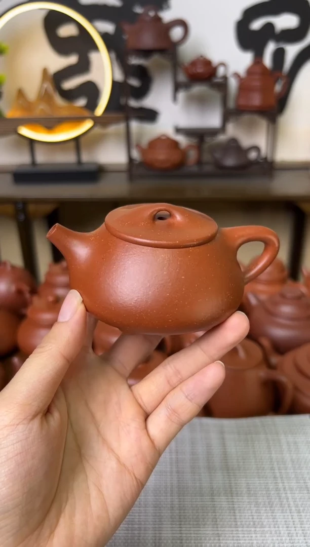 茶壶段泥红降坡景州石瓢壶125CC-甘来兵
