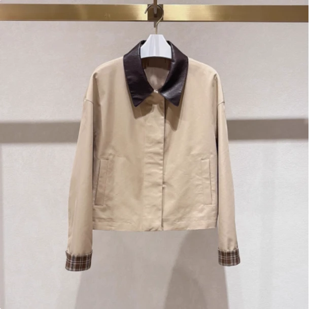 诗家商场同款女装2025秋季新款时尚休闲百搭拼接外套1161